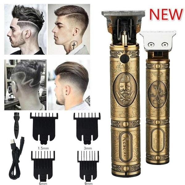 rechargable cordless trimmer men 0mm baldheaded hair clipper