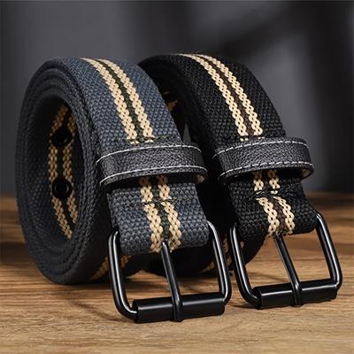 Herren Canvas Gürtel Lässiger Retro Damen Gürtel Outdoor Sport Gürtel Mit Jeans Gürtel Atmungsaktiv Leicht Ösengürtel Für Männer Frauen