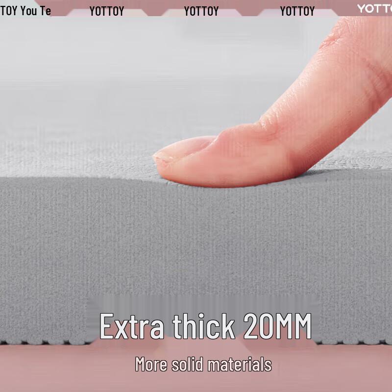 Yottoy 20mm Extra-Thick Non-Slip Yoga & Fitness Mat