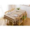 Tablecloth Simple Modern Striped Dining Table Cloth Living Room Coffee Table Fabric Hotel Tablecloth Rectangular Non-Slip Non-Slip Thickened