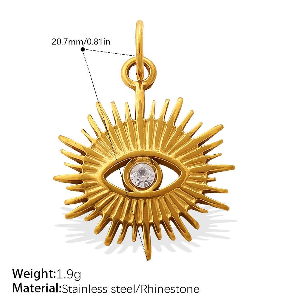 Stylish And Diverse Diy Pendant Stainless Steel Gold-Plated Diamond-Encrusted Freshwater Pearl Pendant Collection