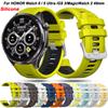 Watch Watchbands 22mm Strap For Honor Watch 6 Plus Silicone Bands For HONOR Watch 5 Ultra / GS 3 / GS Pro Wristbands Bracelet