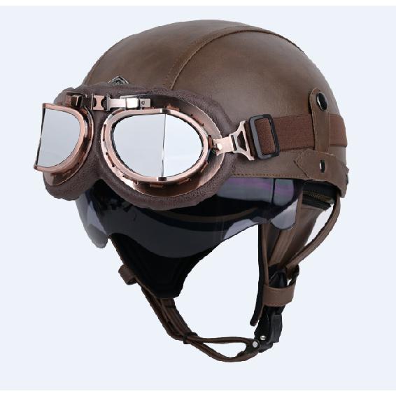 Motorcycle helmet half helmet for men and women, summer men s motorcycle safety helmet, sun protection, UV protection, lightweight S