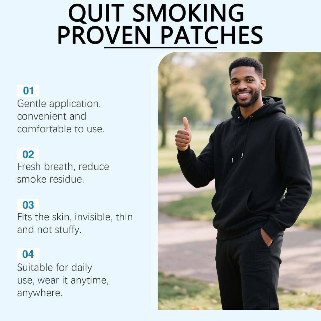 Kräuterberuhigungspflaster für Raucher zum gesunden Aufhören, pflanzliche Hilfspflaster.