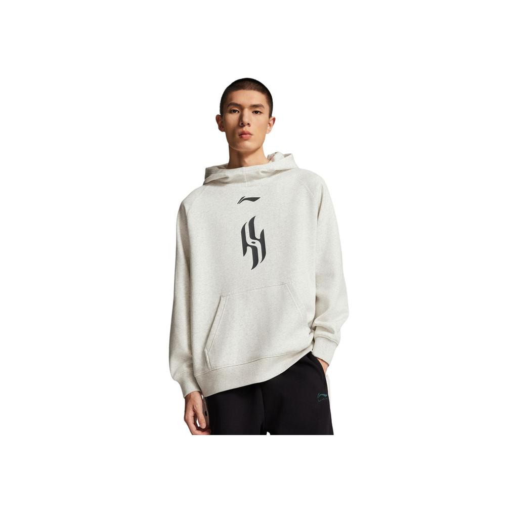 Li Ning Basketball Series Fleece Lined Warm Casual Versatile Comfortable Loose Fashion Hoodie Men hoodies AWDVP17-5