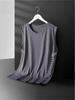 Men's Plus Size Ice Silk Sleeveless Quick-Dry Crew Neck Tank Top - Casual Loose Summer Sportswear