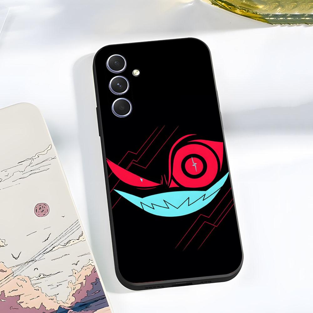 

H-Hazbins-Hotels Phone Case For Samsung A56 A36 A26 A16 A15 A25 A35 A55 A14 A34 A24 A54 Black Soft Shell Samsung A54