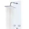 Vidaxl Shower Panel, Glass, 25 X 44.6 X 130 Cm, White