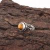 Yellow Tiger's Eye Ring, 925 Solid Sterling Silver Gemstone Jewelry, Handmade Ring, For Thanksgiving