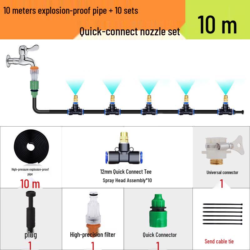 Automatic Dust Suppression & Cooling Sprinkler System