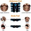 EMS abdominal muscle trainer 8-mode 19 intensity ABS three in one trainer home exercise lazy fitness equipment set
