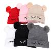 Wholesale Good Quality Winter Thick Slouchy Kids Baby Child Knitted Acrylic Beanie Hat