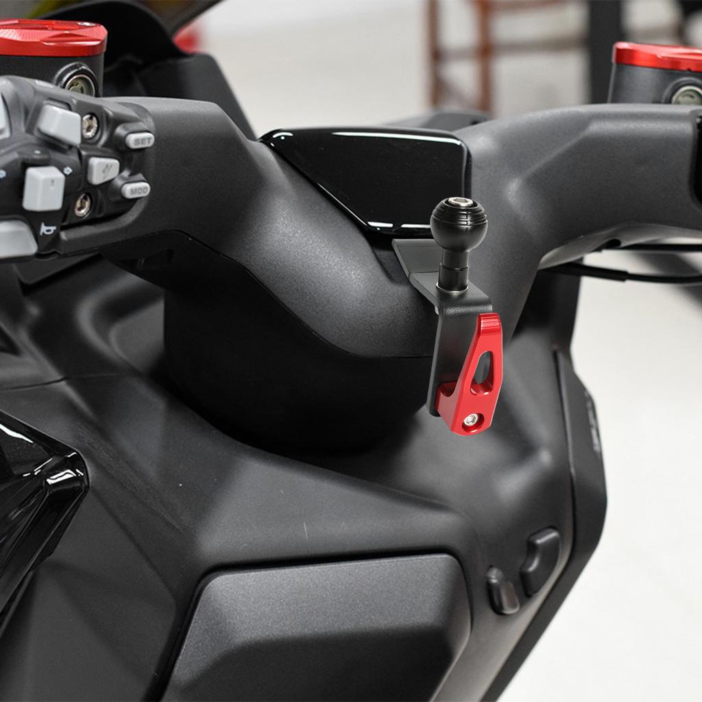 Multiple Angle Adjustable Motorcycle Accessory Storage Hook With Anti Corrosion Navigation Ball Mount