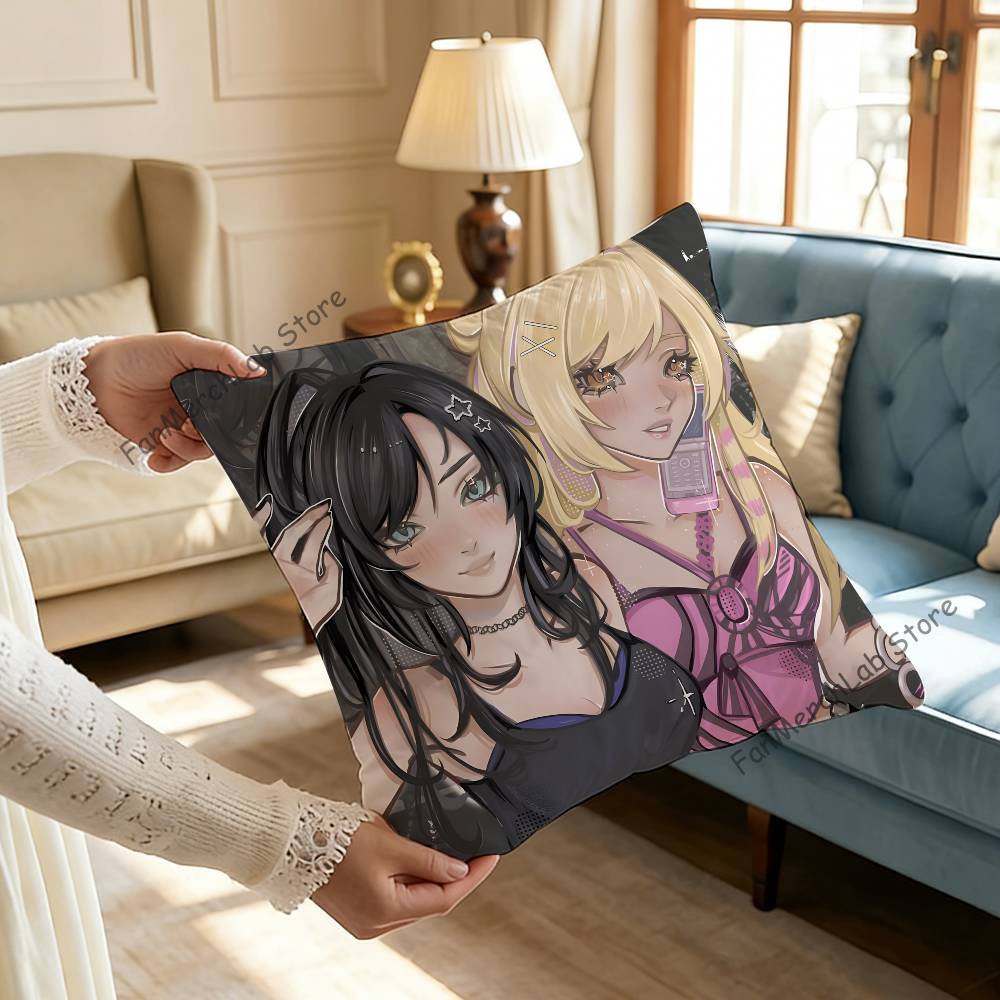 Game CClass of 09  Pillow Covers Cartoon Sofa Decorative Home Doublesided Printing Short Plush Cute Cushion Cover 30x30cm
