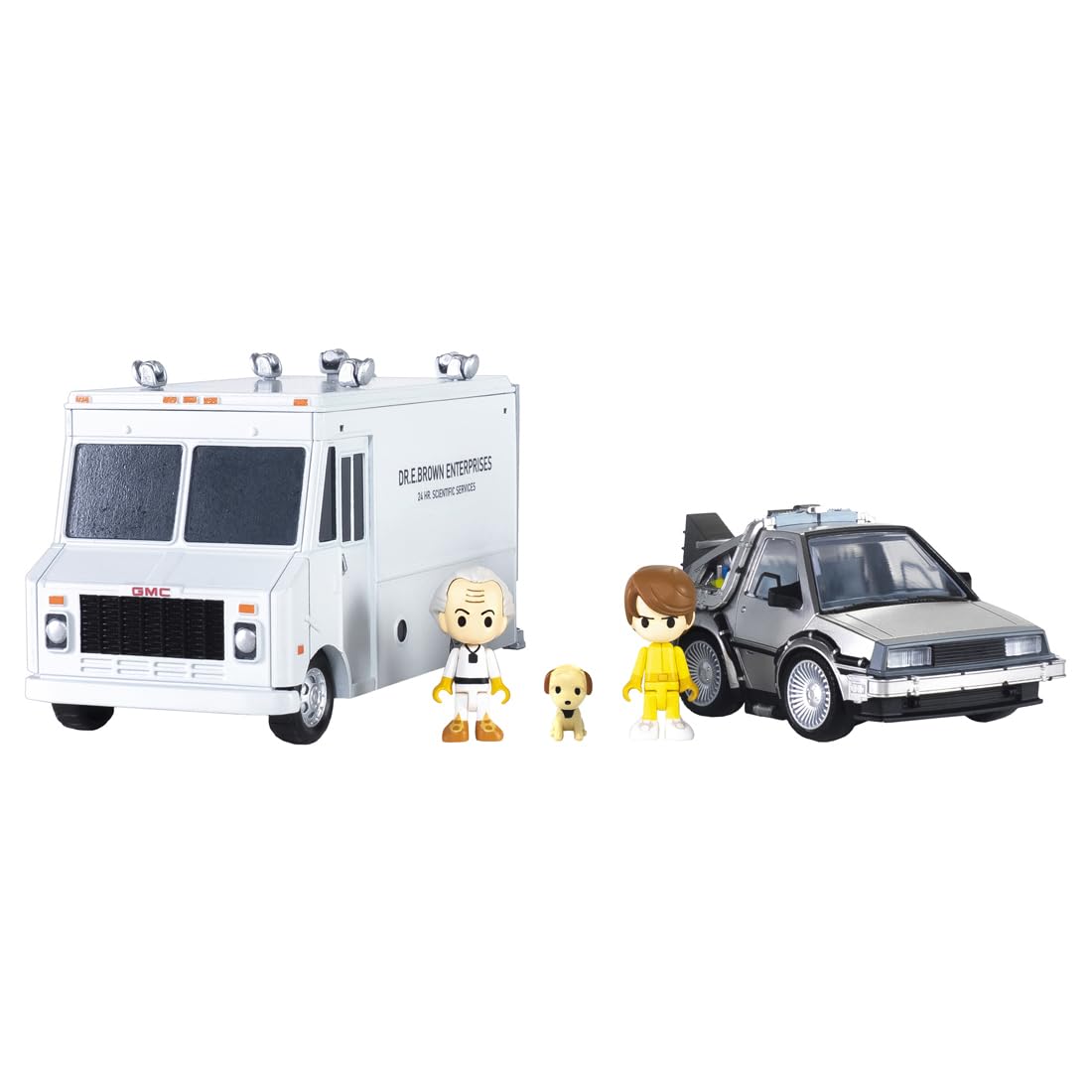 Takara Tomy T-SPARK QV-04 Back to the Future Time Machine DX Set