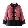 Women's Winter Clothing Old Lady Warm Thickened Padded Jacket Jacket Padded Jacket Velvet Padded Jacket