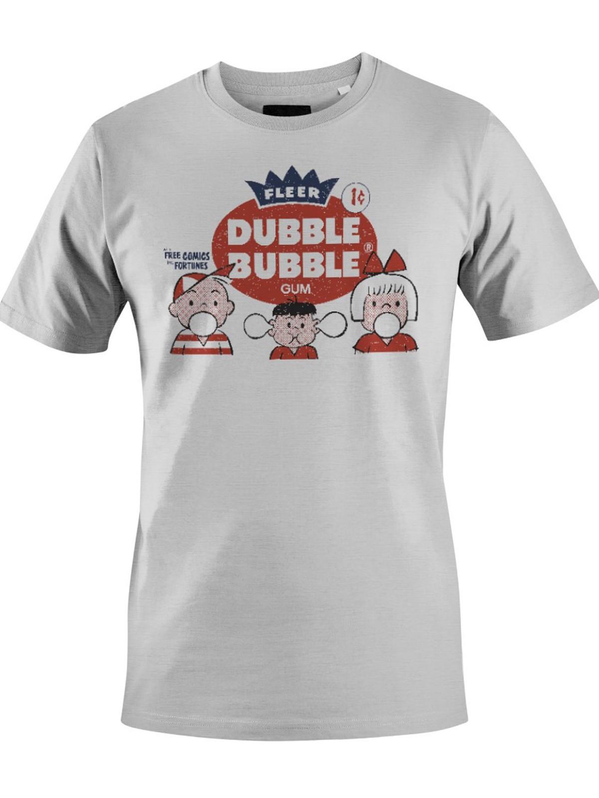 Officially Licensed Dubble Bubble Vintage Gum Advertisement Mens T-shirt XXXXL