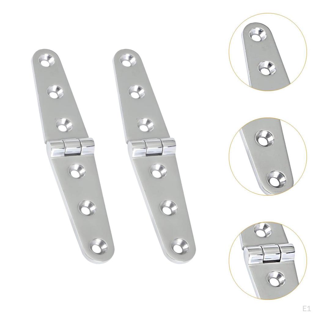 Stainless Steel Boat Hinge Polished Easy To Install, Accessories Replacement Marine Mount