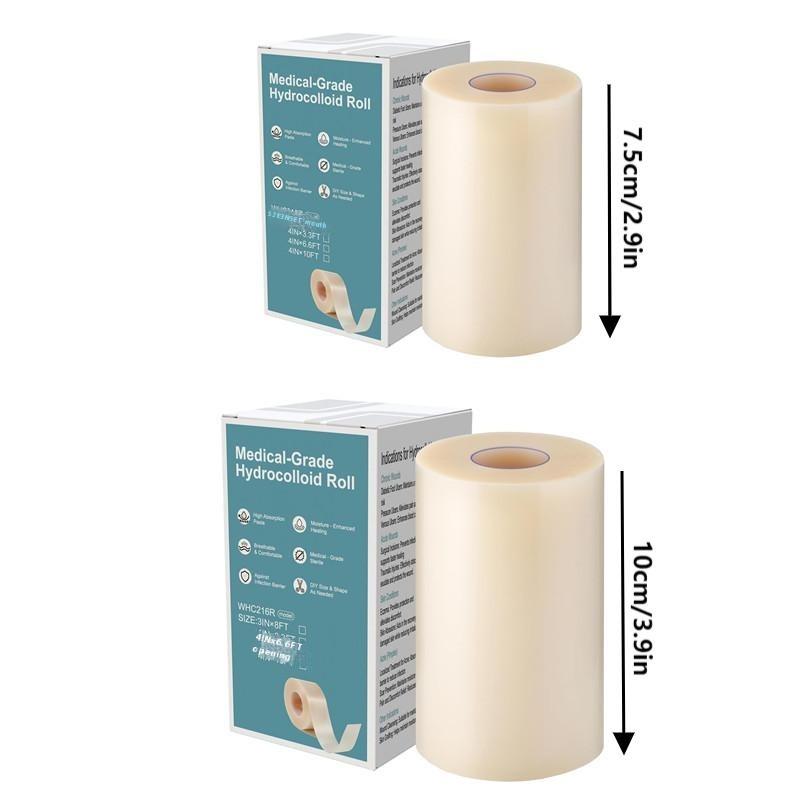 Hydrokolloid-Rolle zur Wundversorgung Hydrokolloid-Pflasterverbände mit selbstklebenden Dekubitusverbänden Hochabsorbierend für Verbrennungen