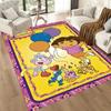 Dora Explorer Floor Rug Office Rug Design for Living Rooms Entryway Playrooms Dining Room Anti-slip Rug Office home decor Perfect Gift for Women/Men