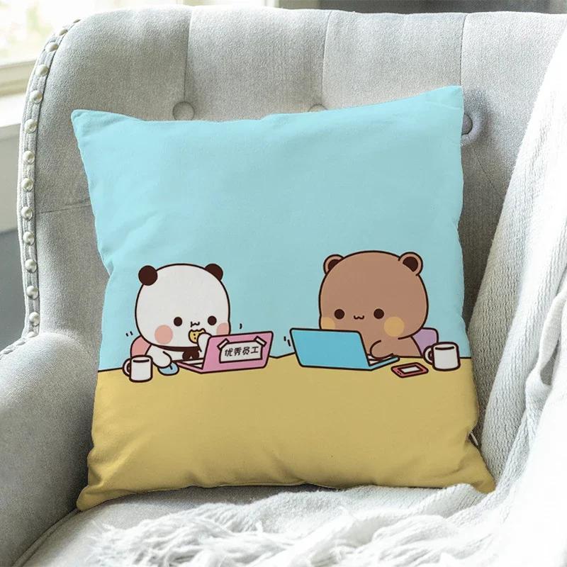 Pillowcase Bubu Dudu 45x45cm Home Decor Cushion Cover Sofa Bed Car Cushion Cover Halloween Christmas