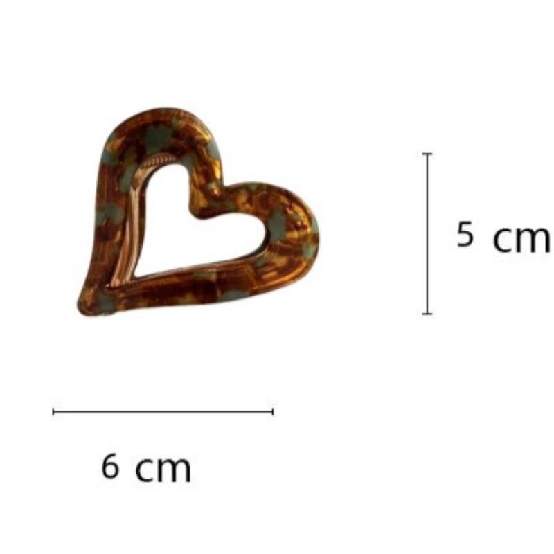 Korean Version of Love Hairpin Retro Grab Clip Elegant Shark Clip hair clip claw clamp Headwear Girls Women Hair Accessories