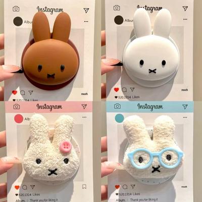 Cute Cartoon Plush Rabbit for Magsafe Magnetic Phone Holder - Retractable, Foldable, Strong Magnetic Attraction for Women