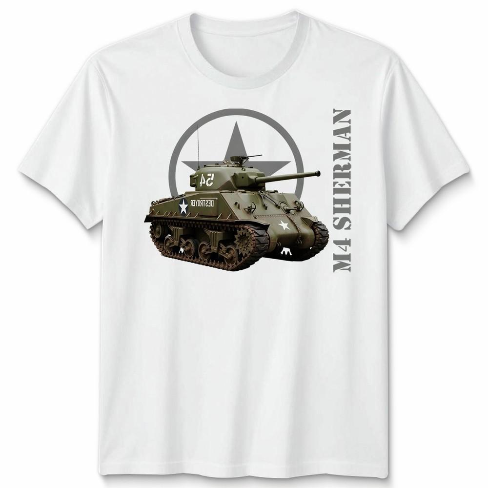 M4 Sherunisex Tank Unisex T Shirt Military Ww2 D Day Historical Vehicle Tee