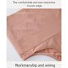 High Waist Wave Texture Seamless Knit Tummy Control Hip Lifting Slim Women Shape Briefs