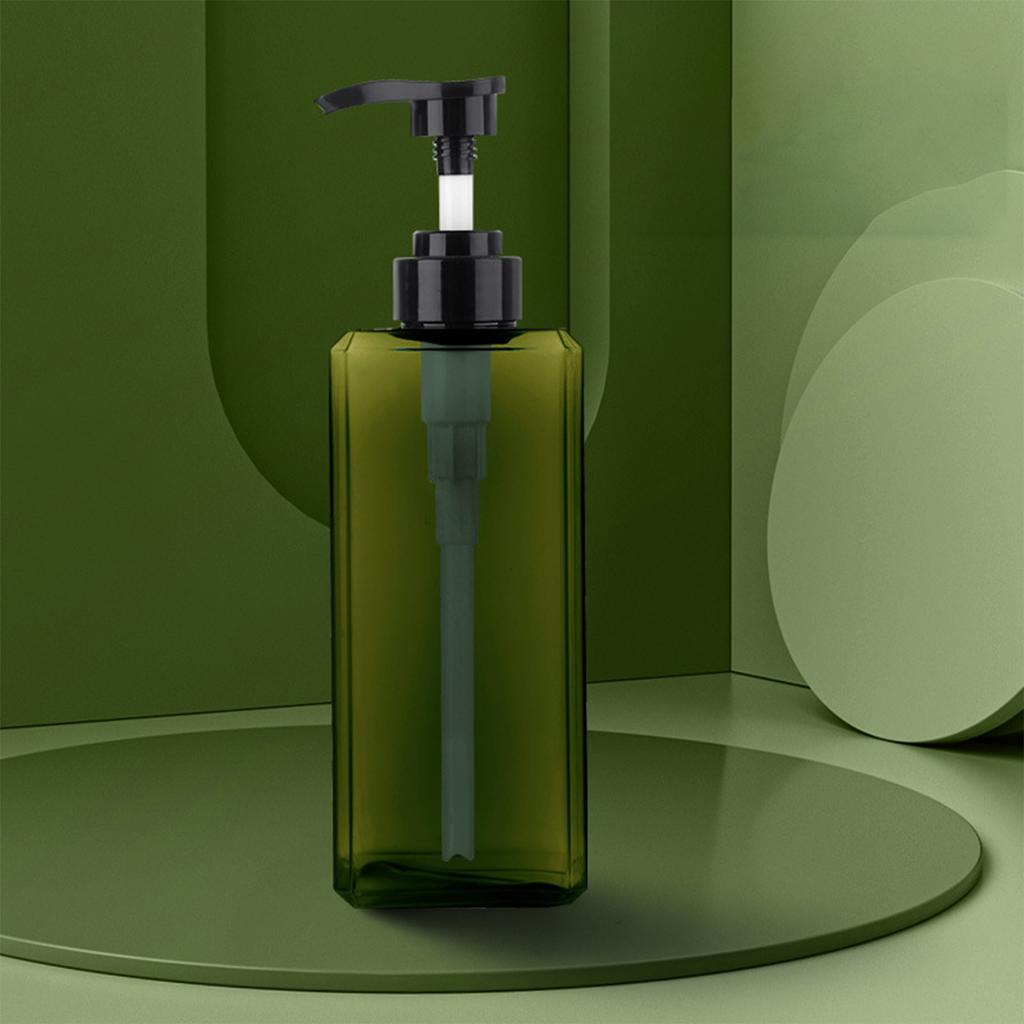 250ml-650ml Refillable Bottles Portable Shampoo Containers Shower Gel Dispenser Leak Proof Anti-Slip Bottom for Travel Outdoor