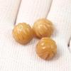 Buddha’s Hand Bodhi Root Carved Bracelet: White Jade & Bodhi Seed Beads, Hands Together Pendant