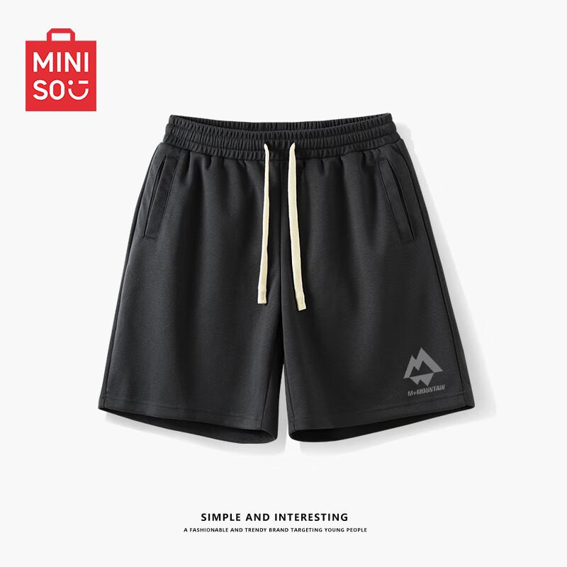 MINISO Мужские свободные шорты из плотной ткани L