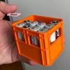 1 Stück 3D-gedruckte stapelbare Batterieaufbewahrungsbox DIY Bierkiste für Nr. 5 AA Nr. 7 AAA 18650 Batterien Aufbewahrungskorb
