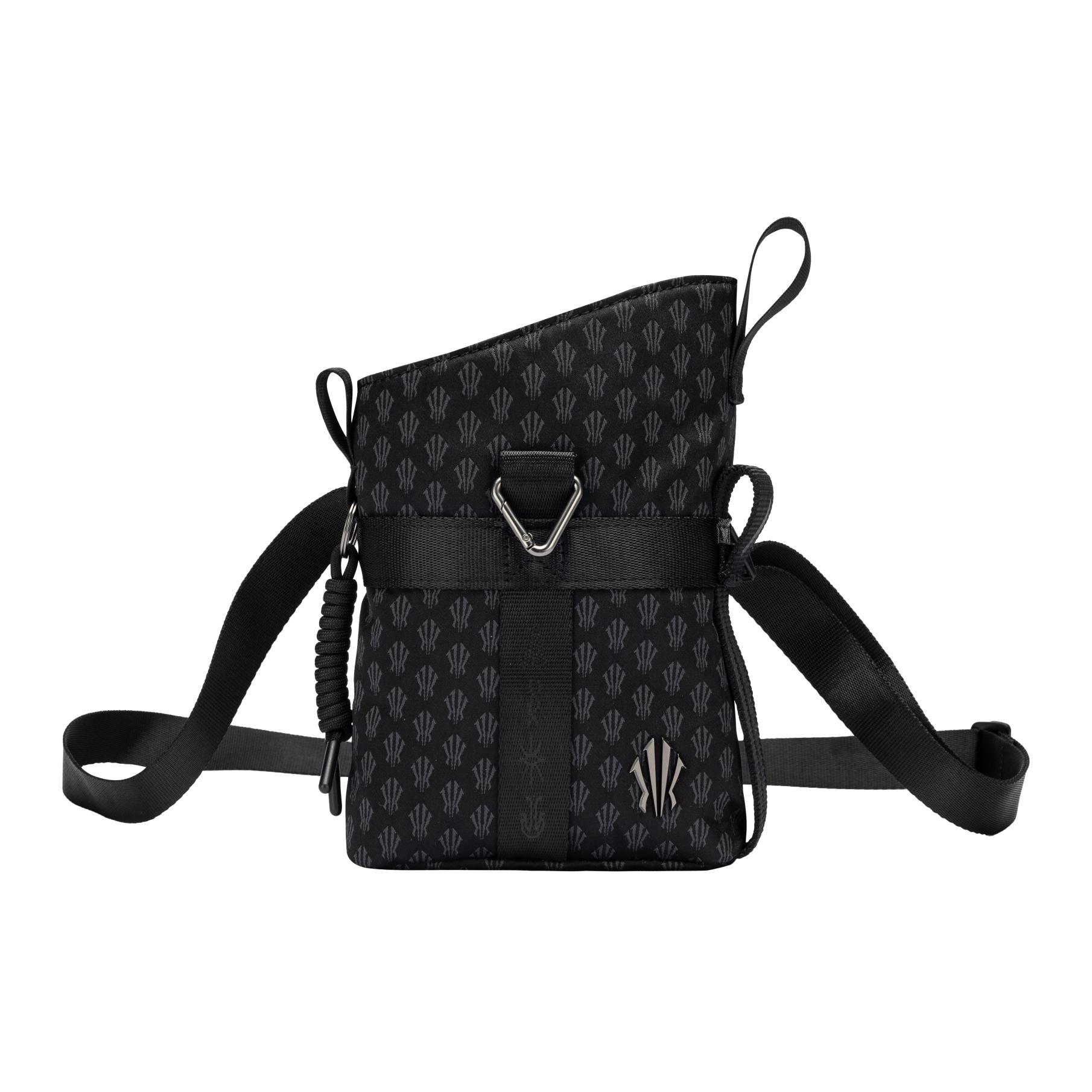 Anta Kyrie Series Casual Versatile Portable Fabric Crossbody Shoulder Bag Unisex Bags Basic-Black 192521142-1 Basic Black