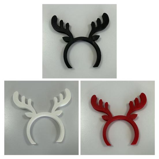 Reindeer Napkin Ring Christmas Napkin Holder 3D Printed Antler Napkin Ring for Holiday Parties Xmas Dinner Wedding Decor