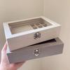 Multi-Compartment Jewelry Organizer Transparent Jewelry Display Box  Jewelry Store