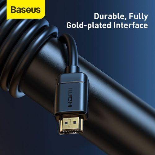 Converter Baseus  Baseus 2x HDMI 2.0 4K 60Hz Cable, 3D, HDR, 18Gbps, 1m (black)