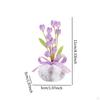 Car Dashboard Flower Decor Artificial Floral Ornament Creative Desktop Statue for Women Girl Bedroom