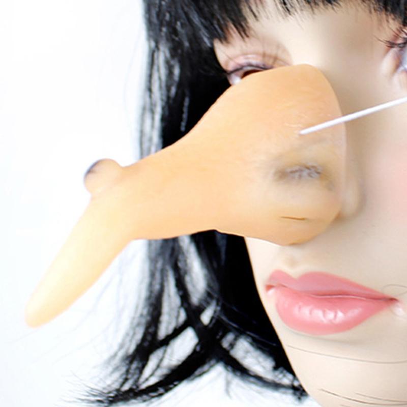 Witch Fingers Nails Halloween Costume Props Fake Witch Nose for Party Club