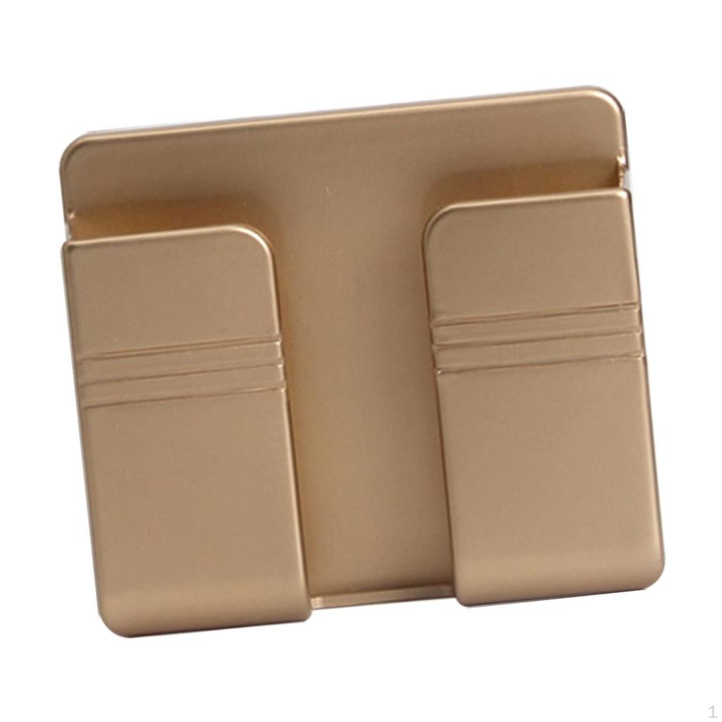 Mobilephone Mount Bracket with Reserved Charging Hole Multipurpose Compact Dock Storage Box