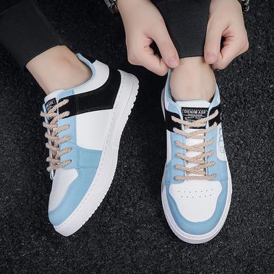 Student Skateboard Shoes Men's Sneakers Breathable Fashion Lace-Up Comfort Sports Shoes Original Man Sneakers Flat Student Shoes