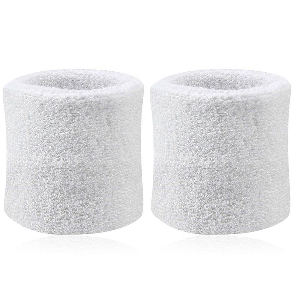 2st Bomullsarmband Armbandsband Svettband Svettband för sporttennis