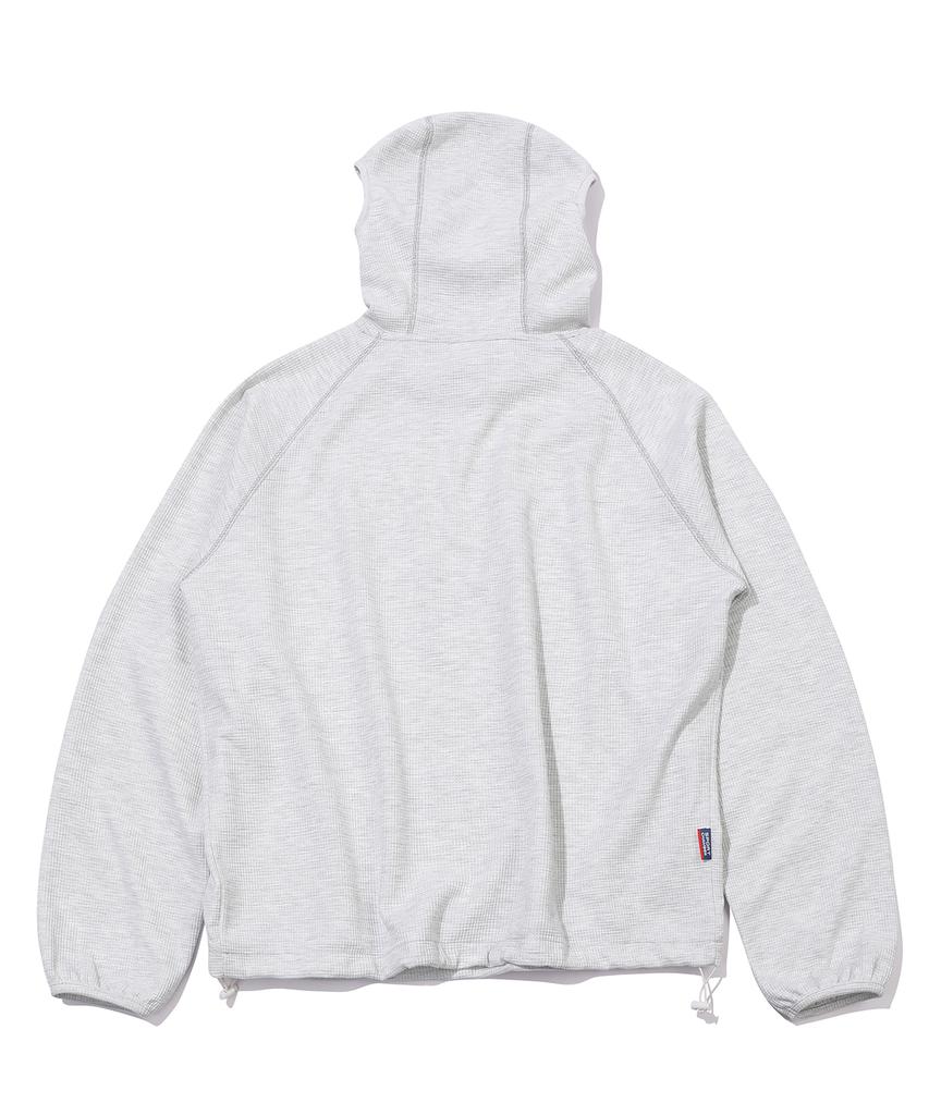 Sc Waffle Year-Open Hoodie (1% Gray)