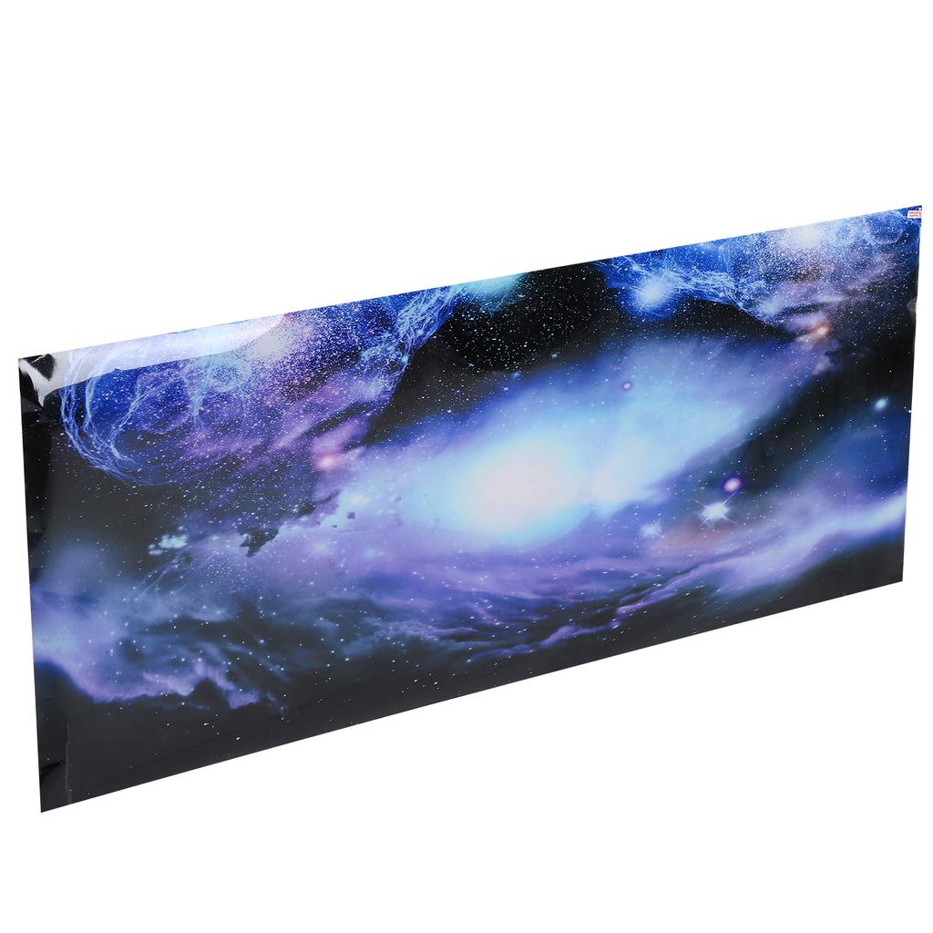Aquarium Landscape Sticker Poster PVC Fish Tank Painting Sticker Universe Stars Decor