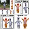 Hilarious Tiger Zebra Inflatable Costume For Adults Perfect For Halloween Parties