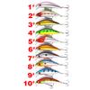 Luya Bait Mino 7cm/8.5g High Carbon Steel Three Anchor Hook Plastic Hard Bait Simulation Fake Bait Bait