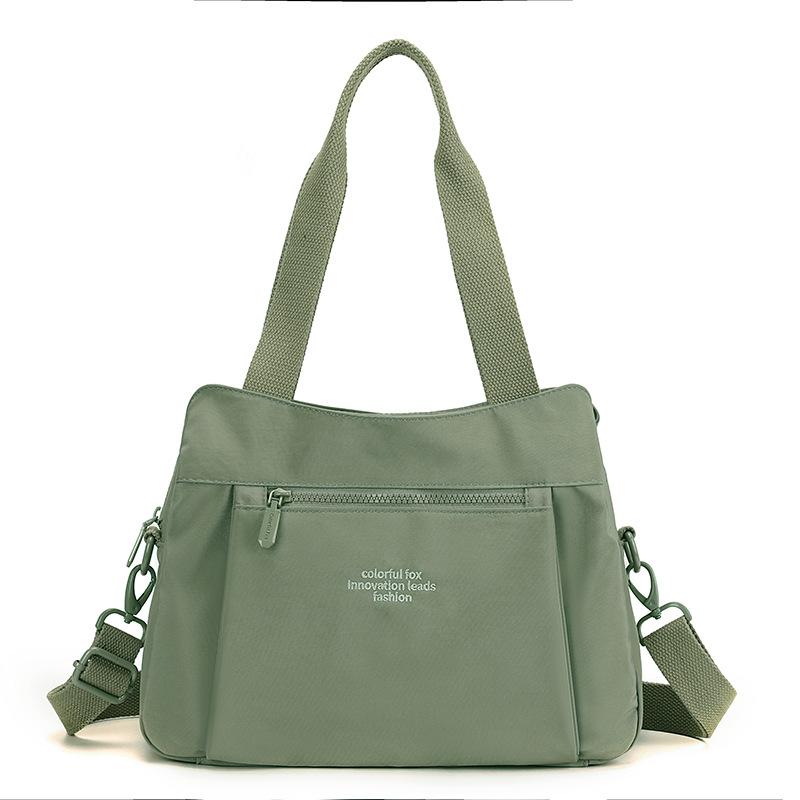 Women's New Nylon Shoulder Messenger Bag Large Capacity Handbag Commuter Tote Bag