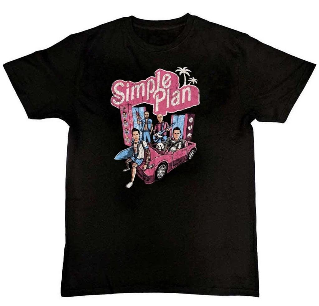 Simple Plan Graphic Print Mens T-Shirt S-4XL