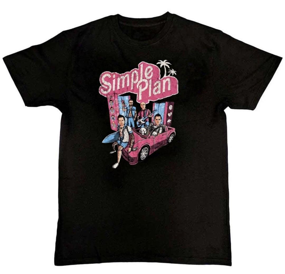 Simple Plan Graphic Print Mens T-Shirt S-4XL M