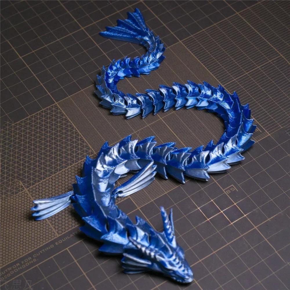 New 3d Print 45cm Sea Dragon Model Mythical Dragon Desktop Decorations Multi-articulated Activity Models Home Decorations